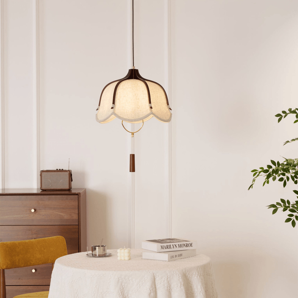 Lustra Suspension Lampe Lanterne Moderne en Tissu - Neutralighting