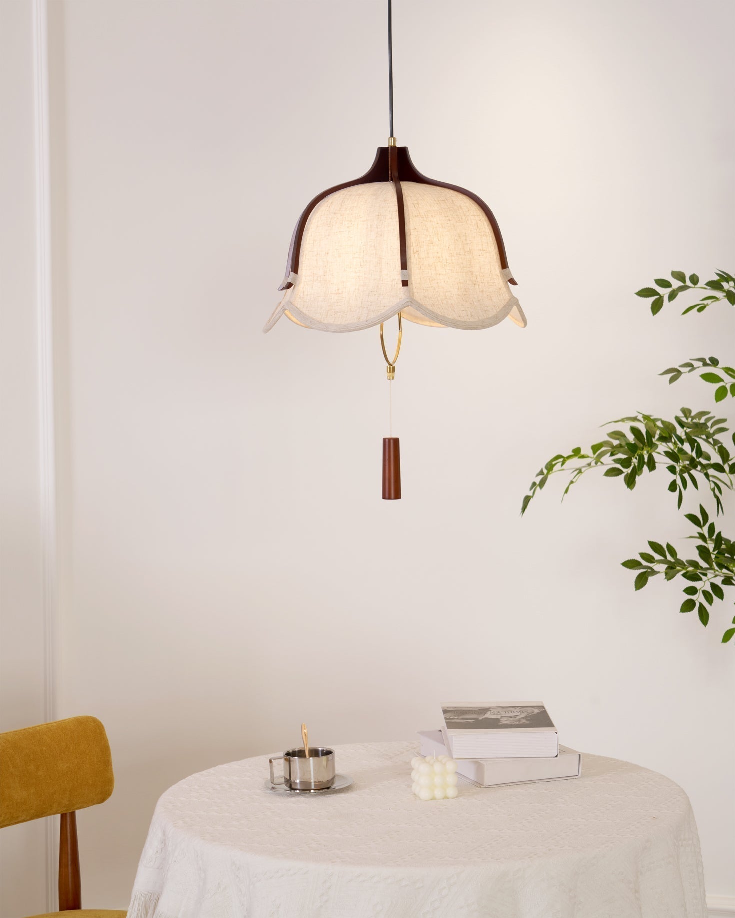 Lustra Suspension Lampe Lanterne Moderne en Tissu - Neutralighting