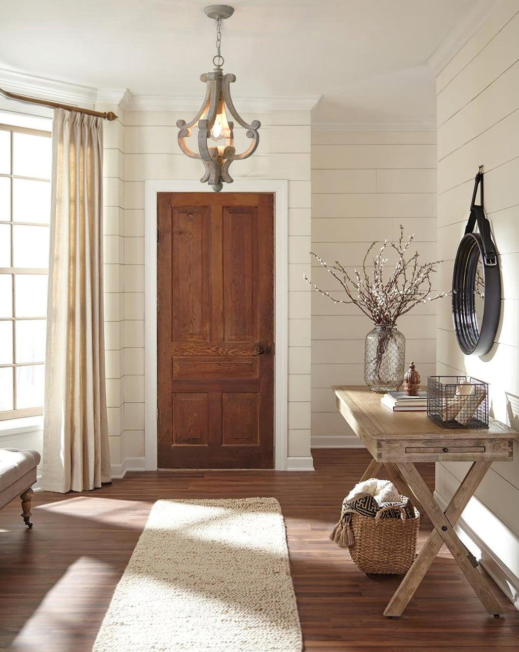 Thalien Suspension Glam en bois - Neutralighting