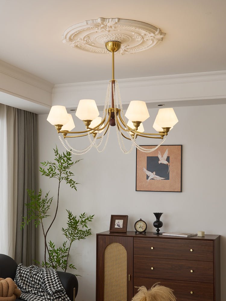 Othaus Lustre Vintage Traditionnel Élégant en Bois - Neutralighting