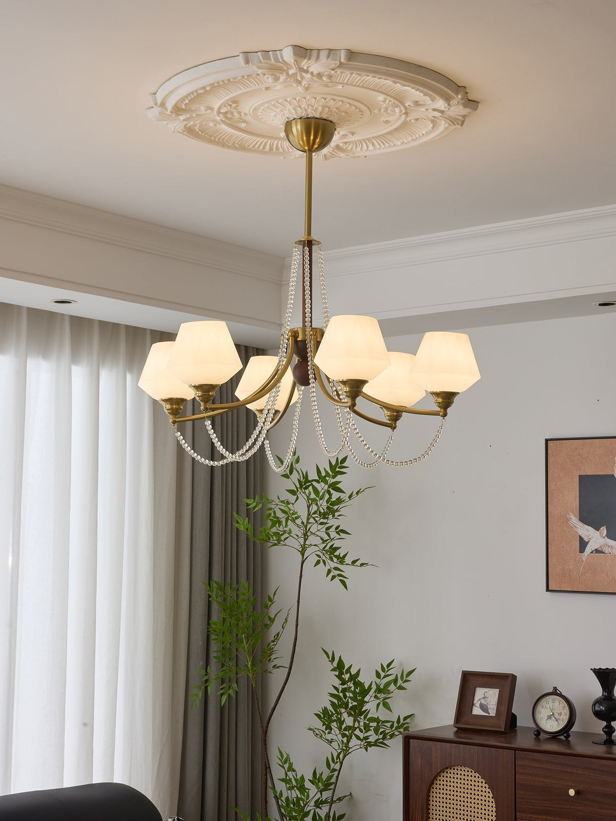 Othaus Lustre Vintage Traditionnel Élégant en Bois - Neutralighting