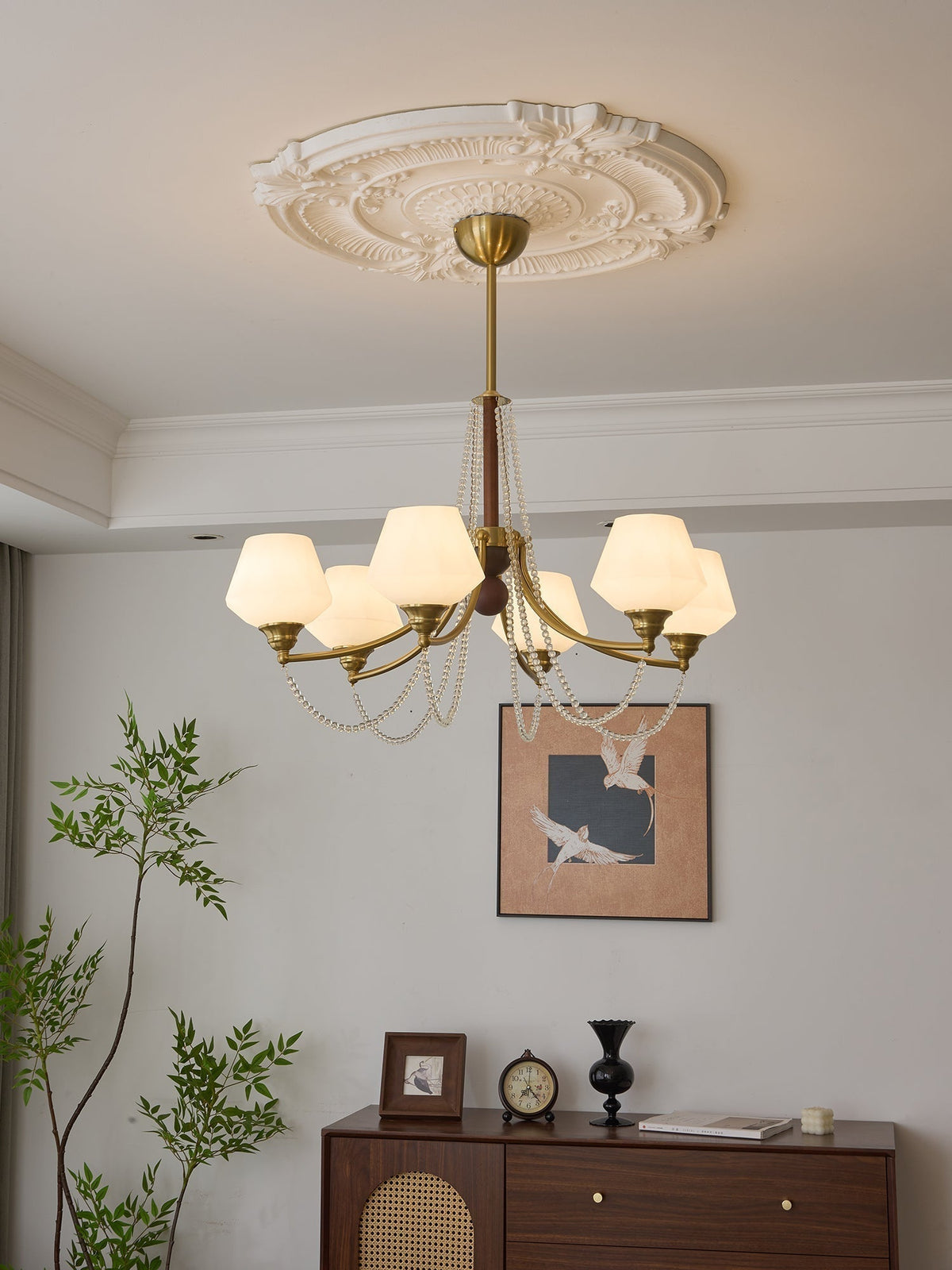 Othaus Lustre Vintage Traditionnel Élégant en Bois - Neutralighting