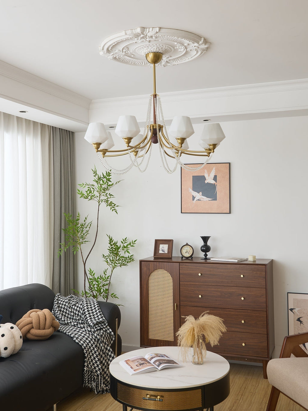Othaus Lustre Vintage Traditionnel Élégant en Bois - Neutralighting
