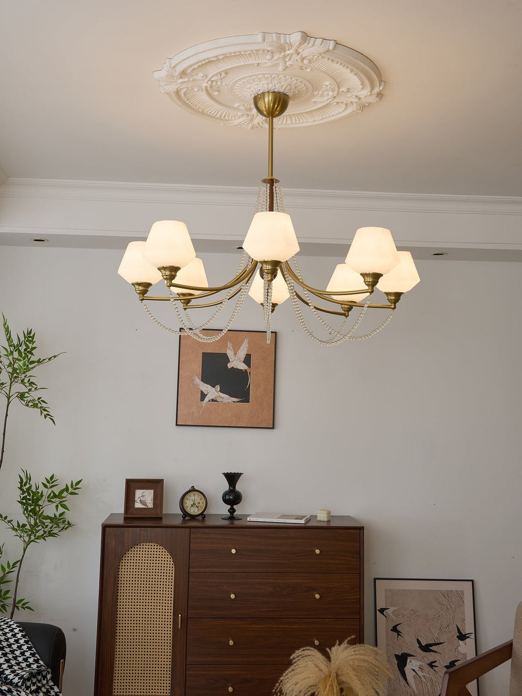 Othaus Lustre Vintage Traditionnel Élégant en Bois - Neutralighting