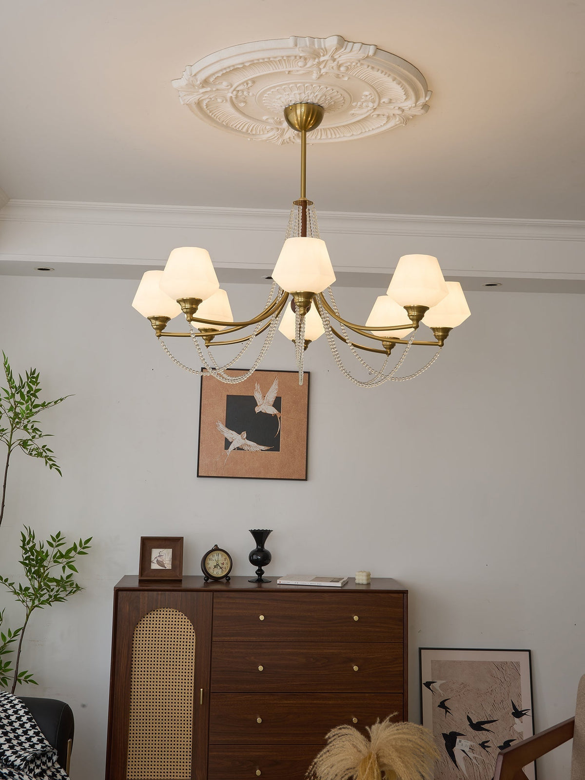 Othaus Lustre Vintage Traditionnel Élégant en Bois - Neutralighting