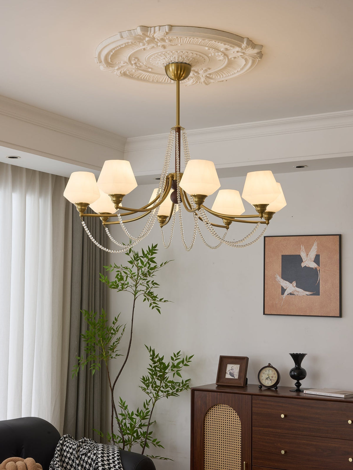 Othaus Lustre Vintage Traditionnel Élégant en Bois - Neutralighting