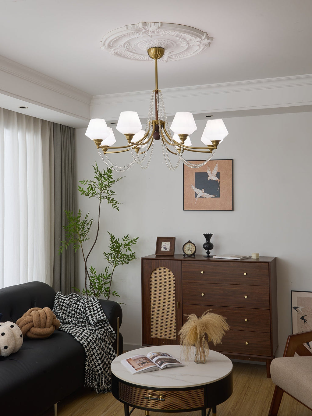 Othaus Lustre Vintage Traditionnel Élégant en Bois - Neutralighting