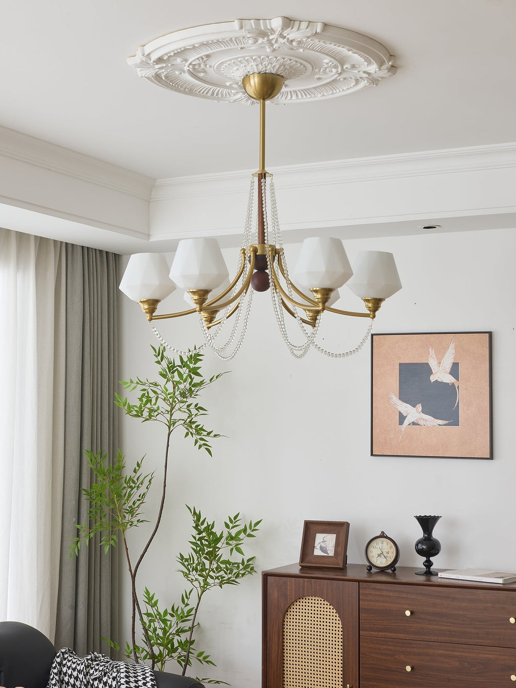 Othaus Lustre Vintage Traditionnel Élégant en Bois - Neutralighting