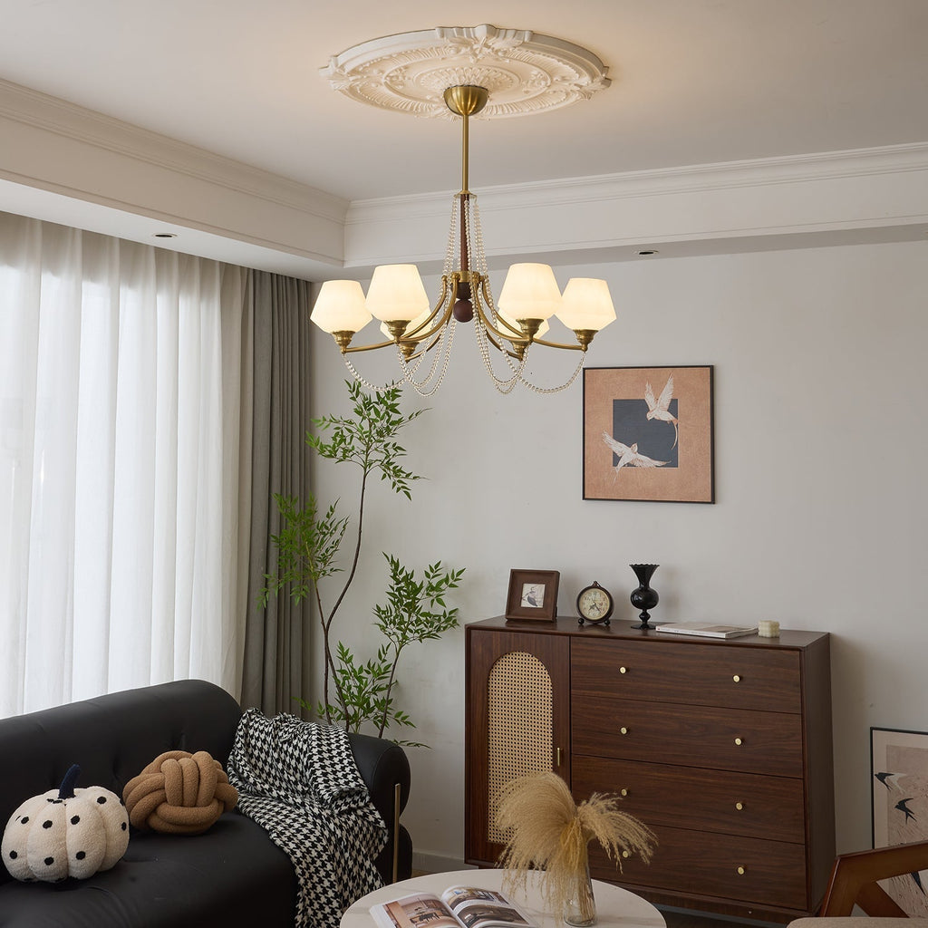 Othaus Lustre Vintage Traditionnel Élégant en Bois - Neutralighting