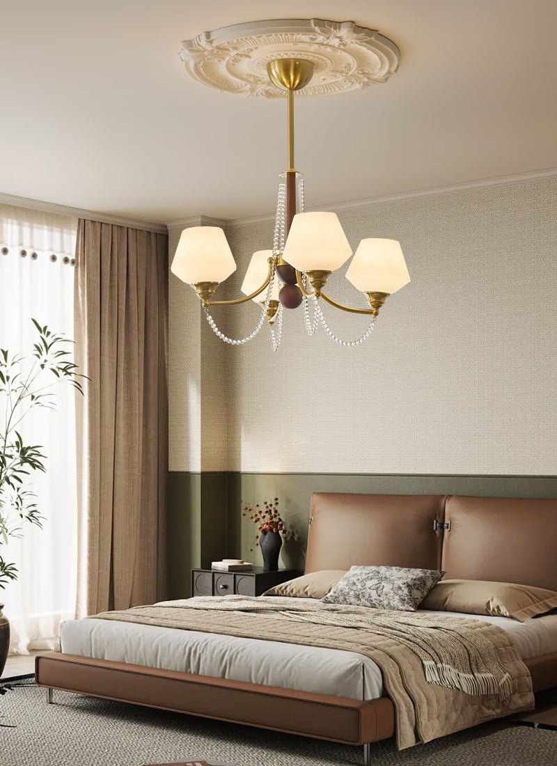 Othaus Lustre Vintage Traditionnel Élégant en Bois - Neutralighting