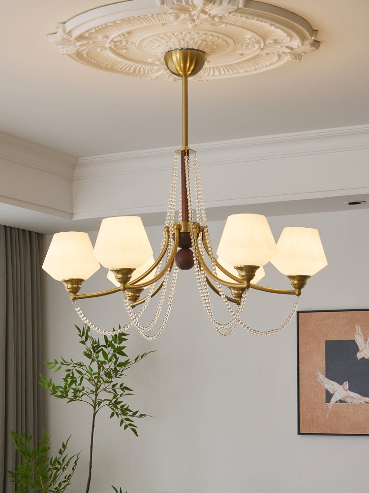 Othaus Lustre Vintage Traditionnel Élégant en Bois - Neutralighting