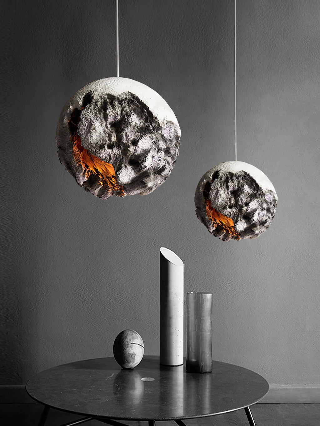 Ilphaara Lampe Suspendue en Plastique Planète Irrégulière - Neutralighting