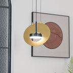 Solara Lampe suspendue ovale à anneau géométrique - Neutralighting