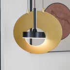 Solara Lampe suspendue ovale à anneau géométrique - Neutralighting
