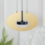 Solara Lampe suspendue ovale à anneau géométrique - Neutralighting