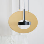 Solara Lampe suspendue ovale à anneau géométrique - Neutralighting