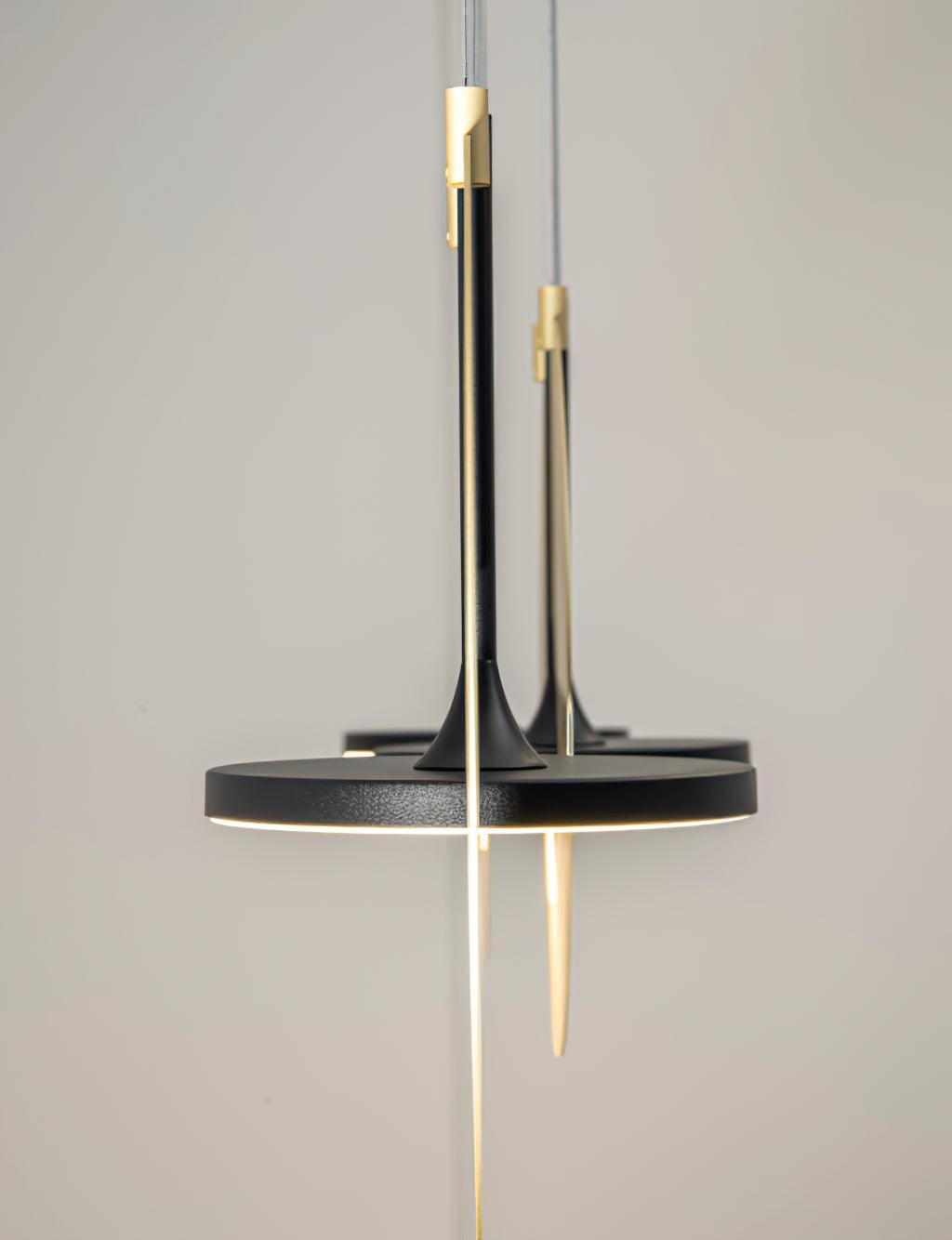 Solara Lampe suspendue ovale à anneau géométrique - Neutralighting