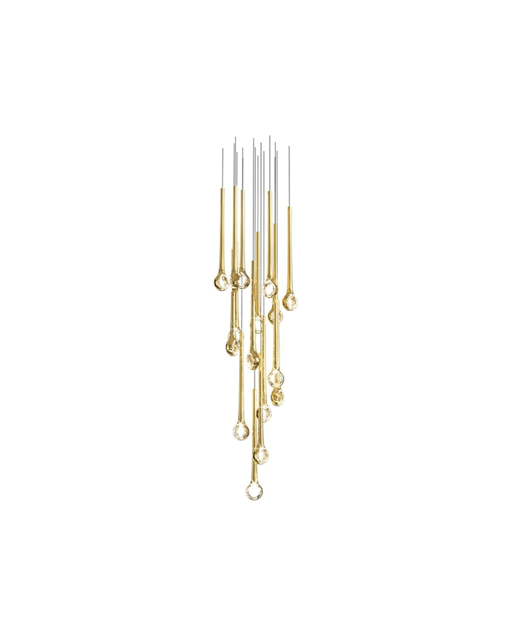 Cicarir Lustre en Verre Dégradé Doré - Neutralighting