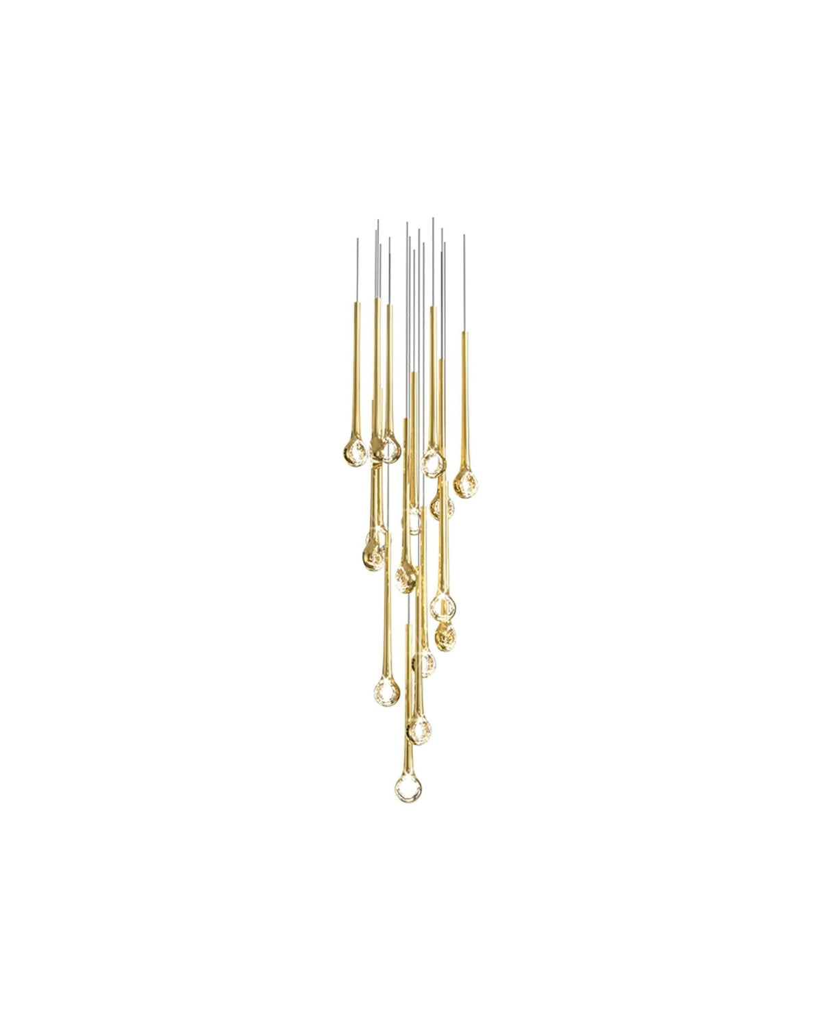 Cicarir Lustre en Verre Dégradé Doré - Neutralighting