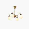 Valentina Français LED Lustre Chromé Or Salon/Chambre À Coucher - Neutralighting