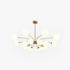 Valentina Moderne LED Lustre Chromé/Or Salon/Chambre À Coucher - Neutralighting
