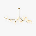 Valentina Moderne LED Lustre Or/Noir Verre Salon/Chambre À Coucher - Neutralighting