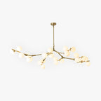 Valentina Moderne LED Lustre Or/Noir Verre Salon/Chambre À Coucher - Neutralighting