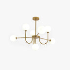 Valentina Moderne LED Lustre Or Verre Salle À Manger/Salon/Chambre À Coucher - Neutralighting