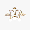 Valentina Nordique LED Lustre Or Verre Salon/Chambre À Coucher/Salle À Manger - Neutralighting