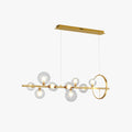 Valentina Moderne LED Lustre Or/Noir Verre Salon/Chambre À Coucher - Neutralighting