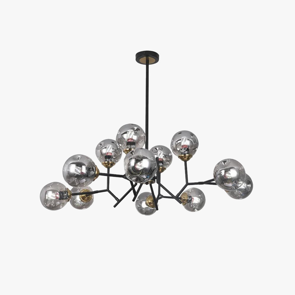 Valentina Moderne Nordique Suspension Métal Verre Salon Chambre à Coucher - Neutralighting