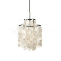 Lustra Suspension Lampe Anneau Rond en Coquillage - Neutralighting