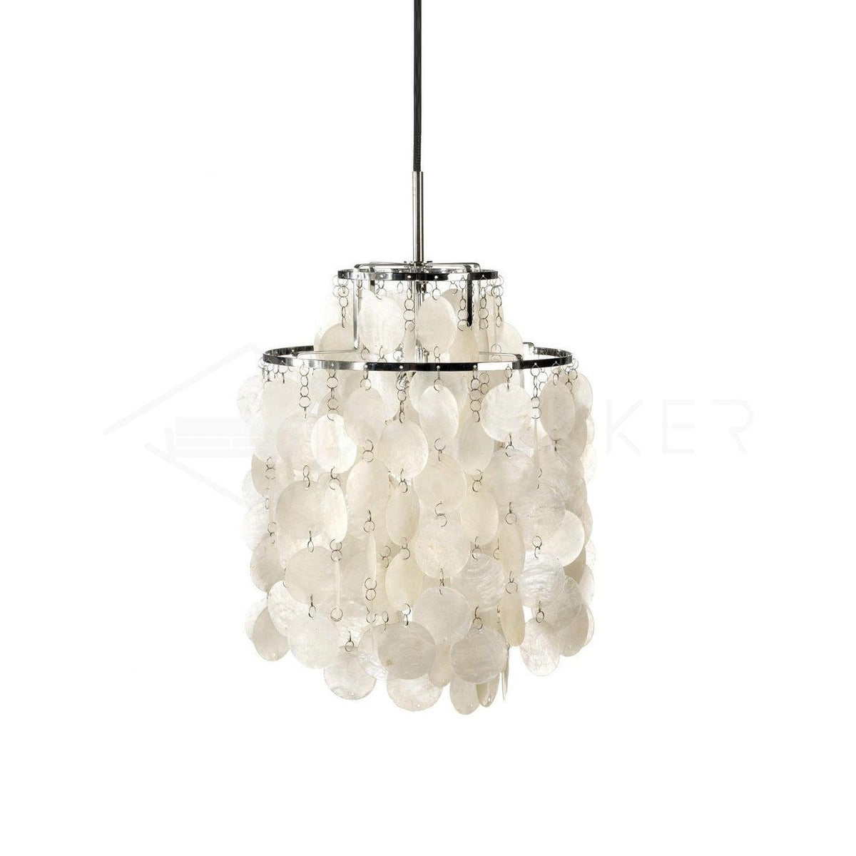 Lustra Suspension Lampe Anneau Rond en Coquillage - Neutralighting