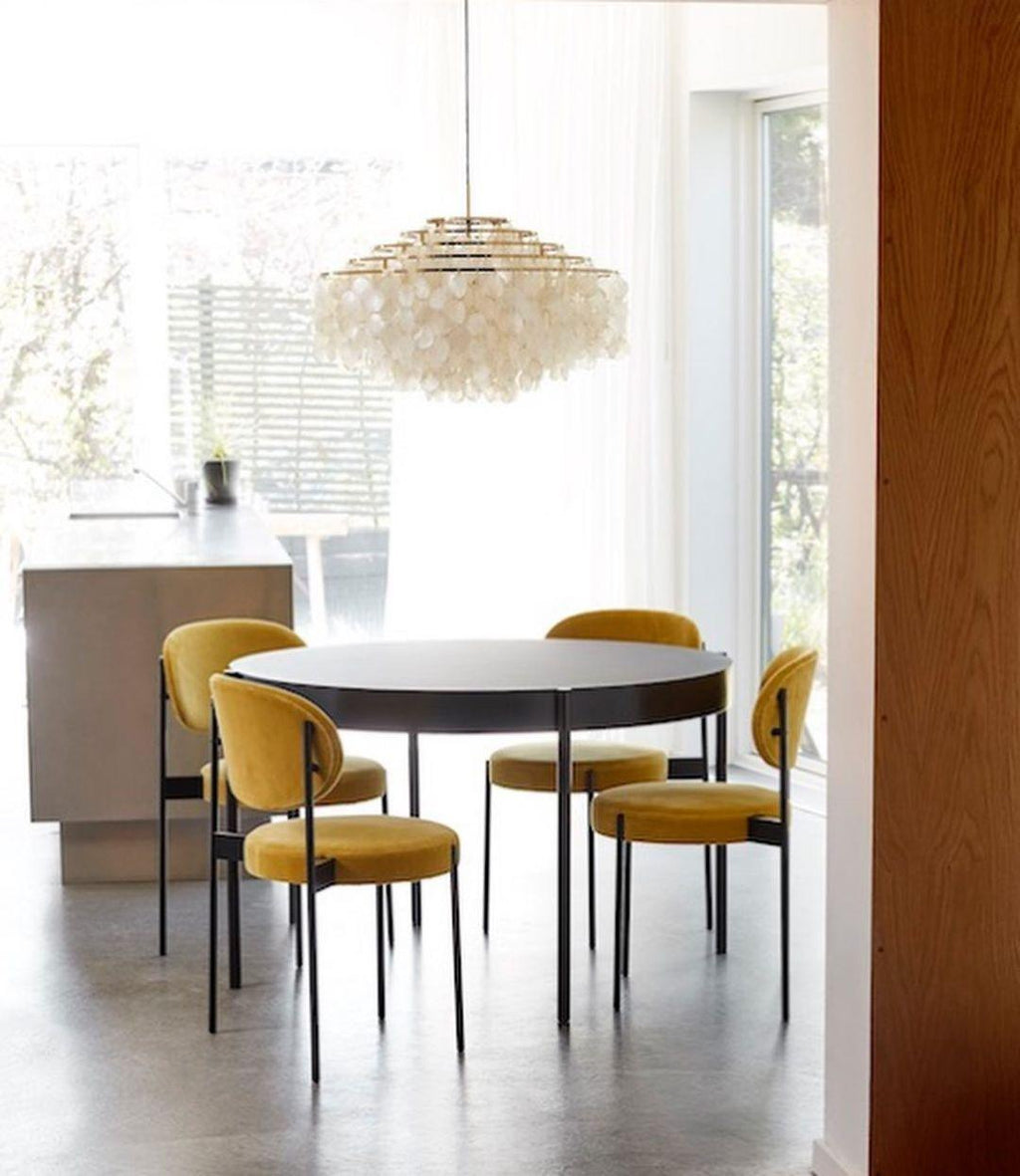 Lustra Suspension Lampe Anneau Rond en Coquillage - Neutralighting