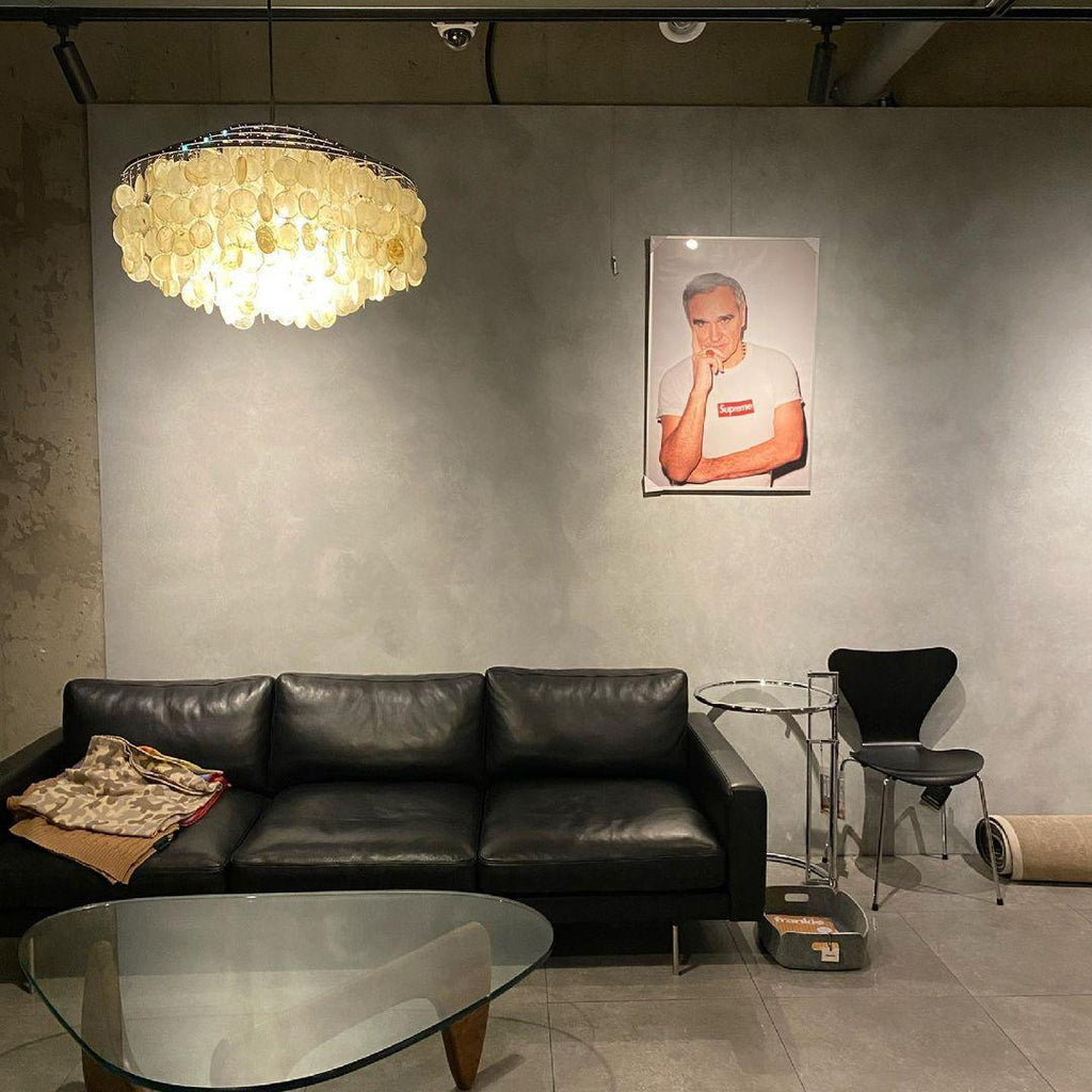 Lustra Suspension Lampe Anneau Rond en Coquillage - Neutralighting