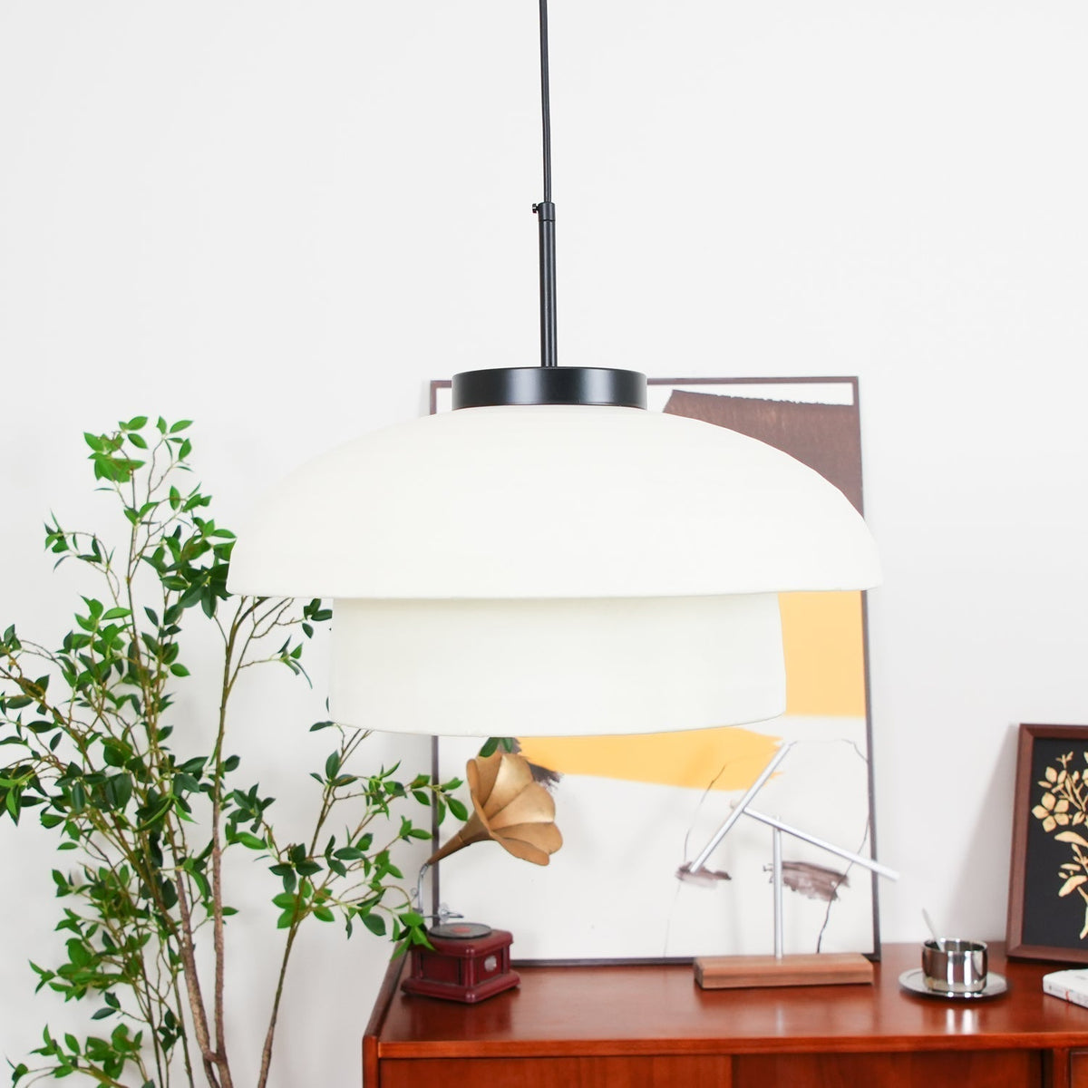 Tavirce Tissu Artistique Pendentif Lumière - Neutralighting