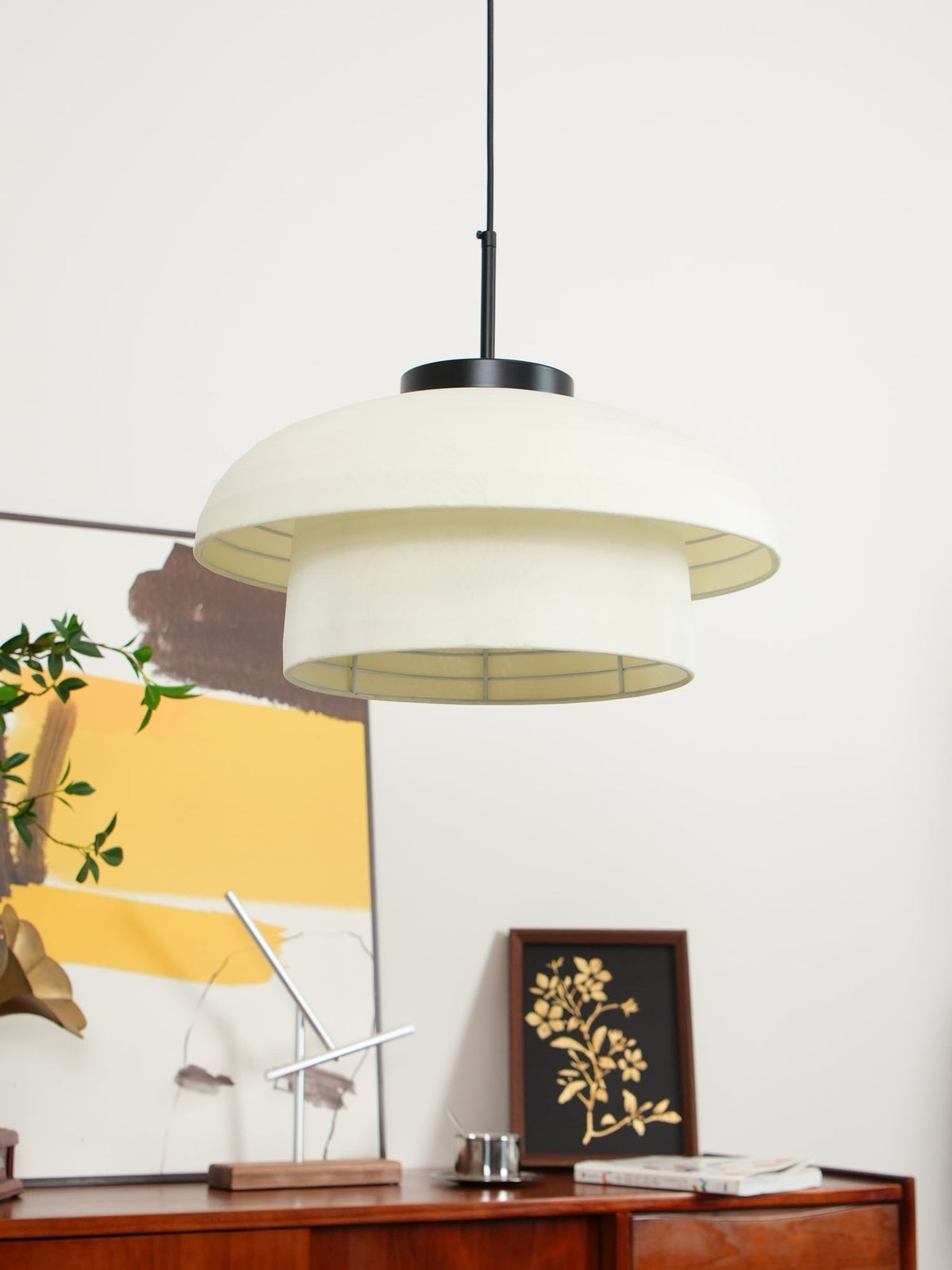 Tavirce Tissu Artistique Pendentif Lumière - Neutralighting