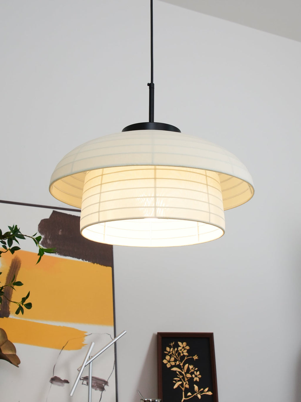 Tavirce Tissu Artistique Pendentif Lumière - Neutralighting