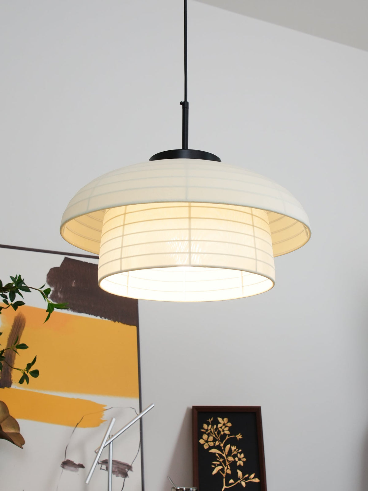 Tavirce Tissu Artistique Pendentif Lumière - Neutralighting