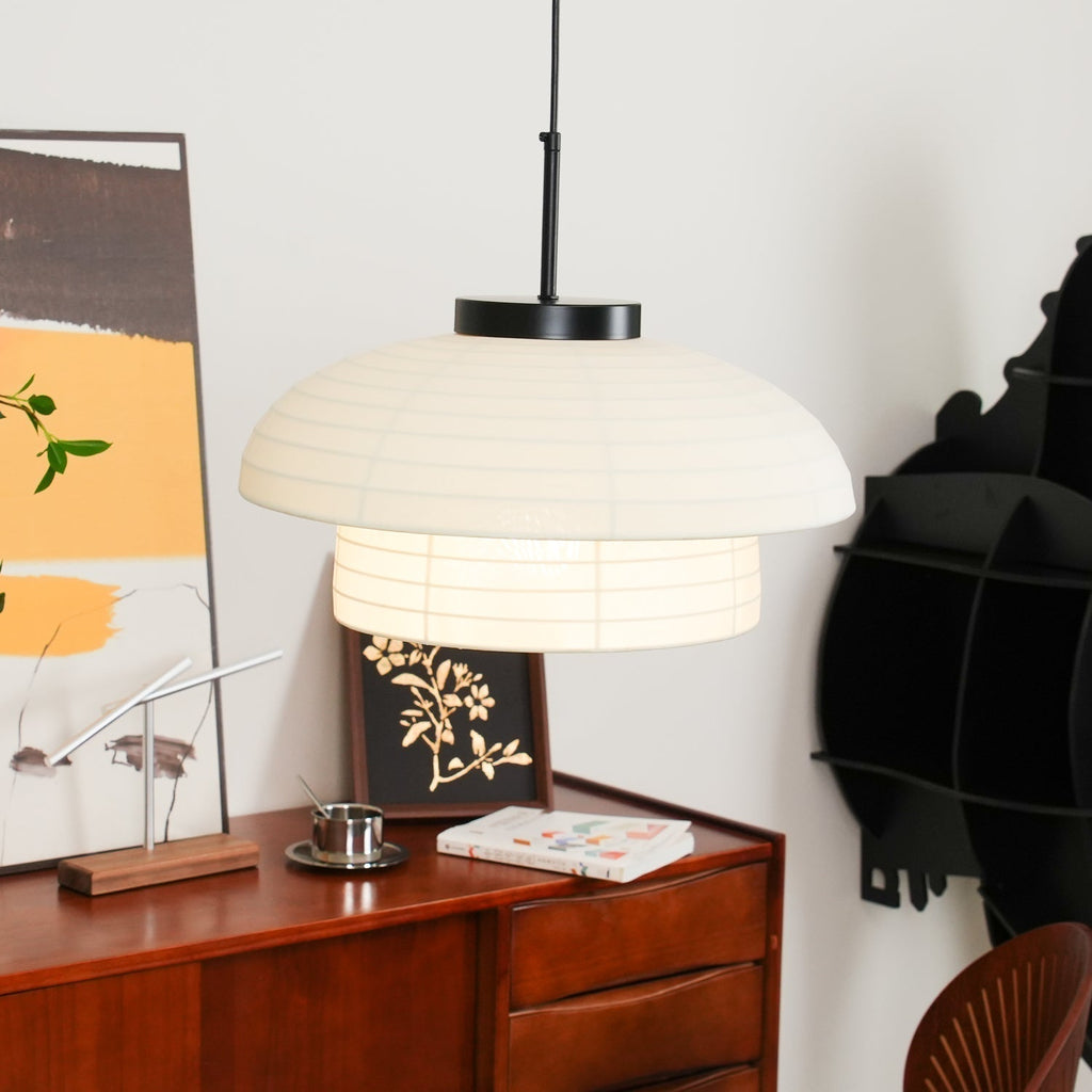 Tavirce Tissu Artistique Pendentif Lumière - Neutralighting