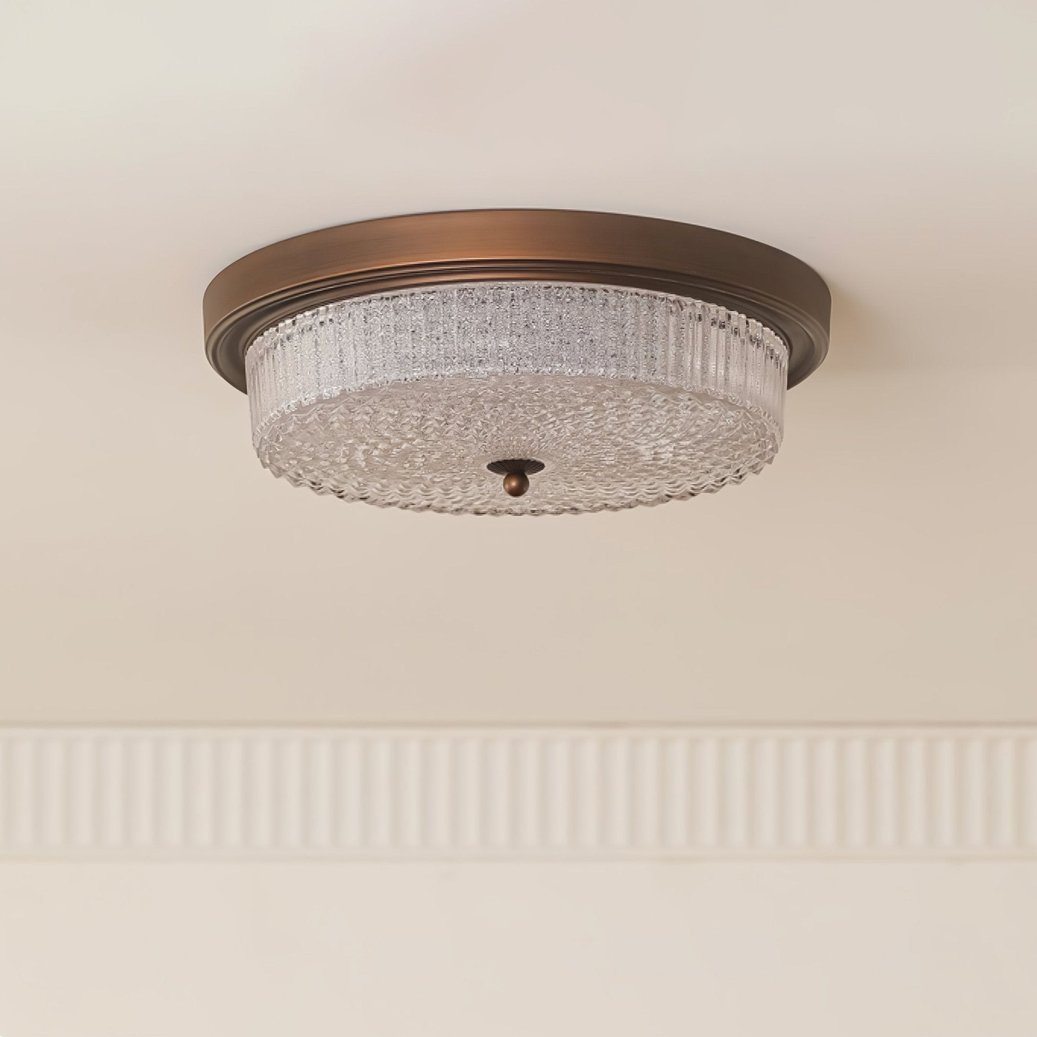 Ilsolen Nordic Art Classique Verre Plafonnier - Neutralighting