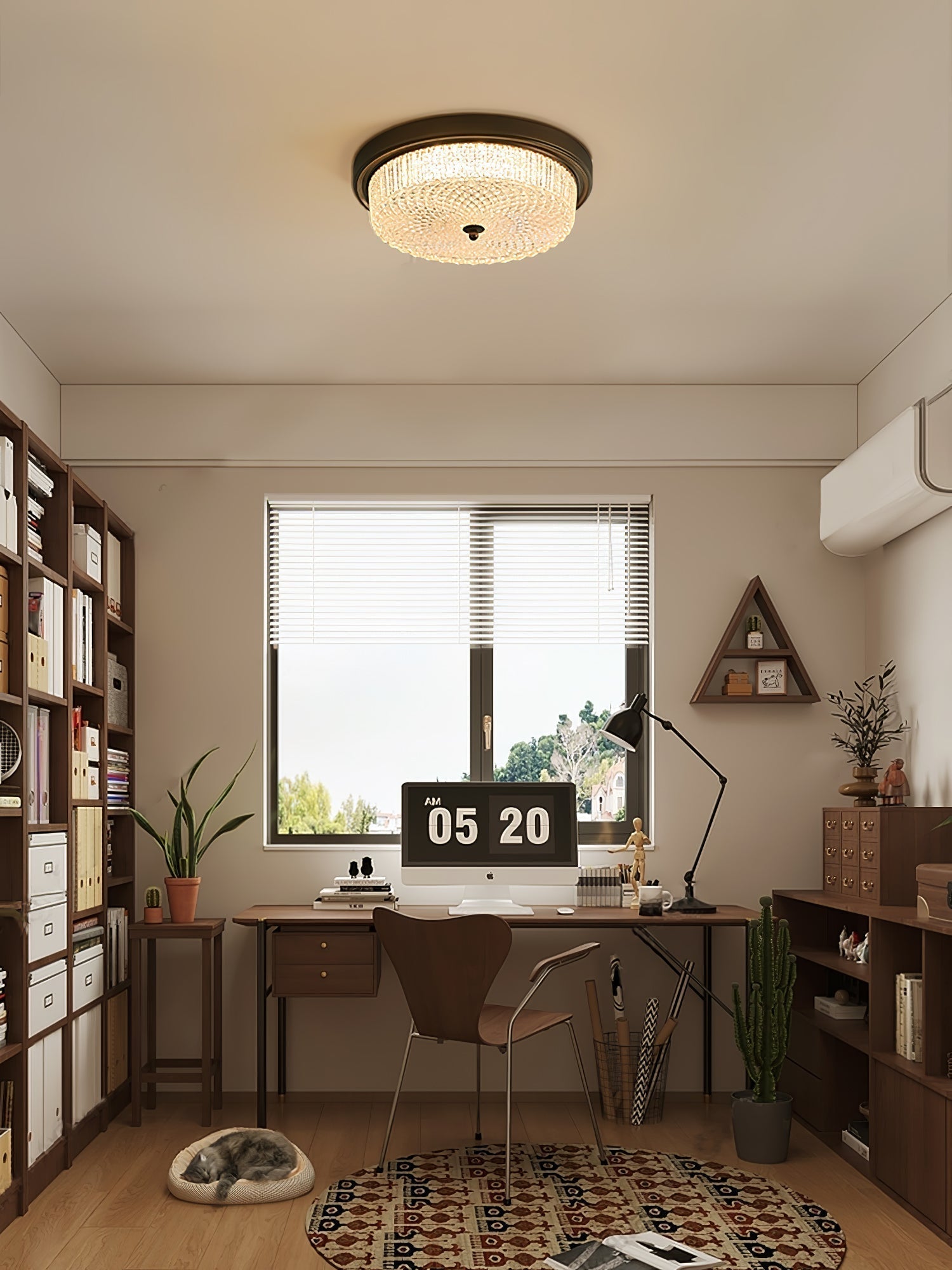 Ilsolen Nordic Art Classique Verre Plafonnier - Neutralighting