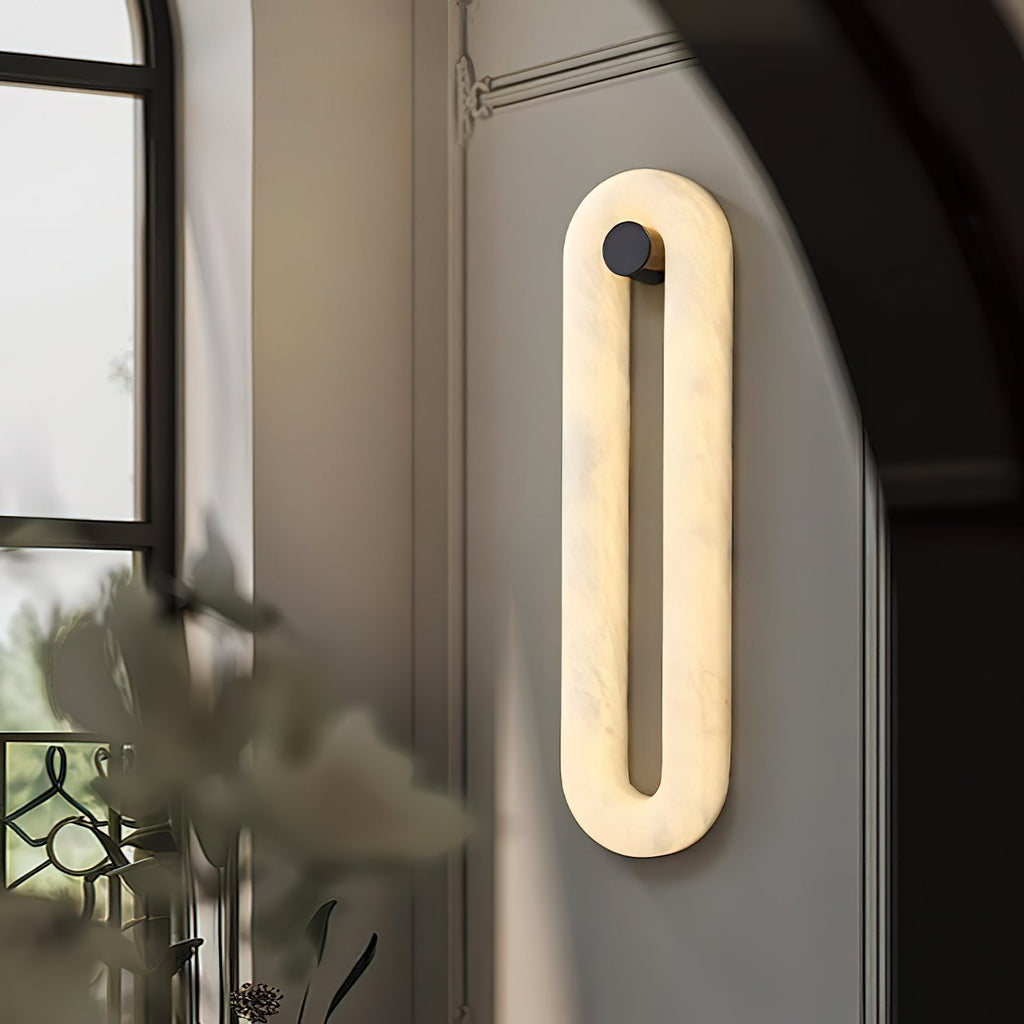Mydorel Applique Murale Laiton Albâtre Moderne Salon - Neutralighting