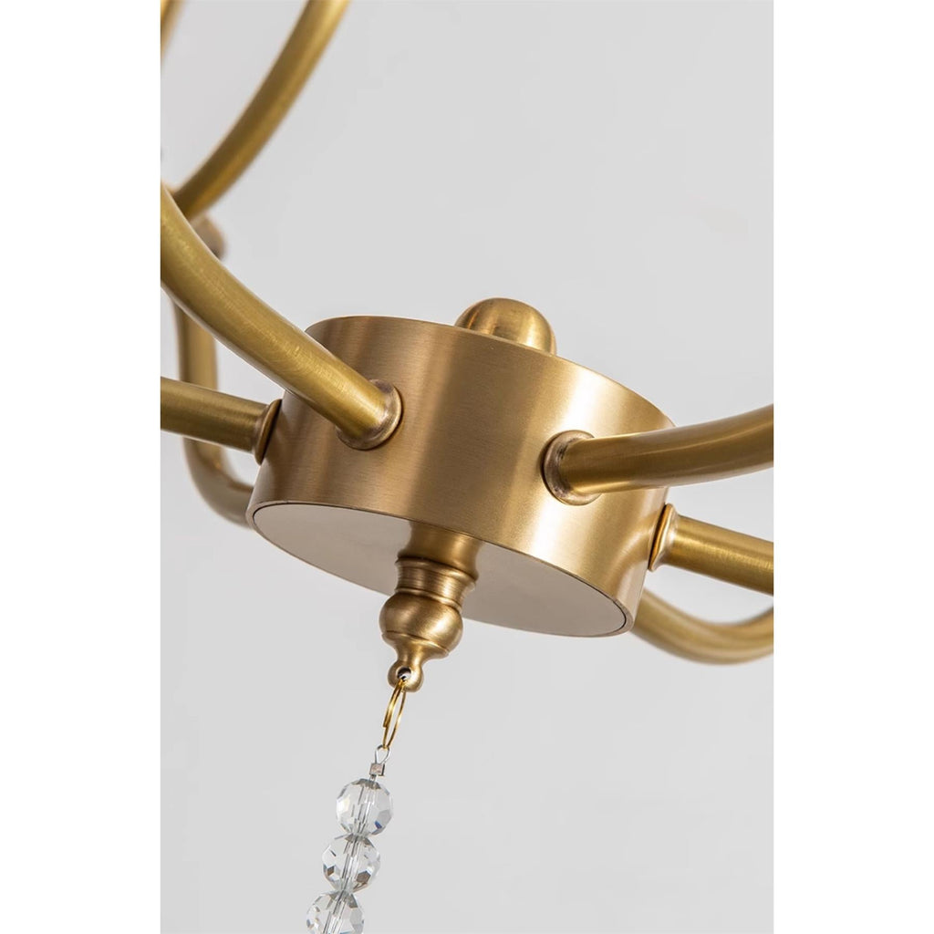 Ulliria Chandelier Laiton Cristal Luxe Postmoderne Salon - Neutralighting
