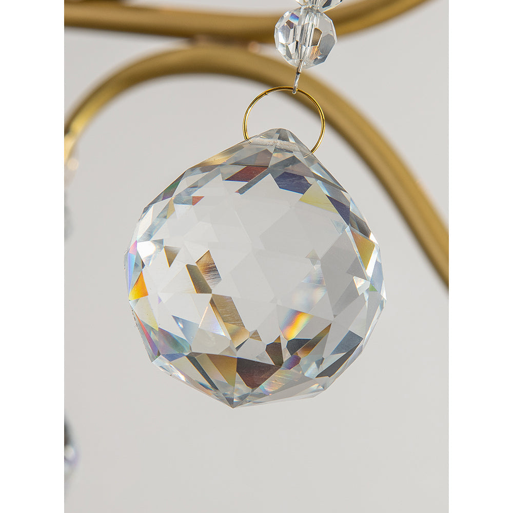 Ulliria Chandelier Laiton Cristal Luxe Postmoderne Salon - Neutralighting