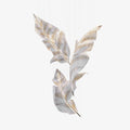 Zeshaen Chandelier en Verre Feuilles Tombantes Créatives - Neutralighting