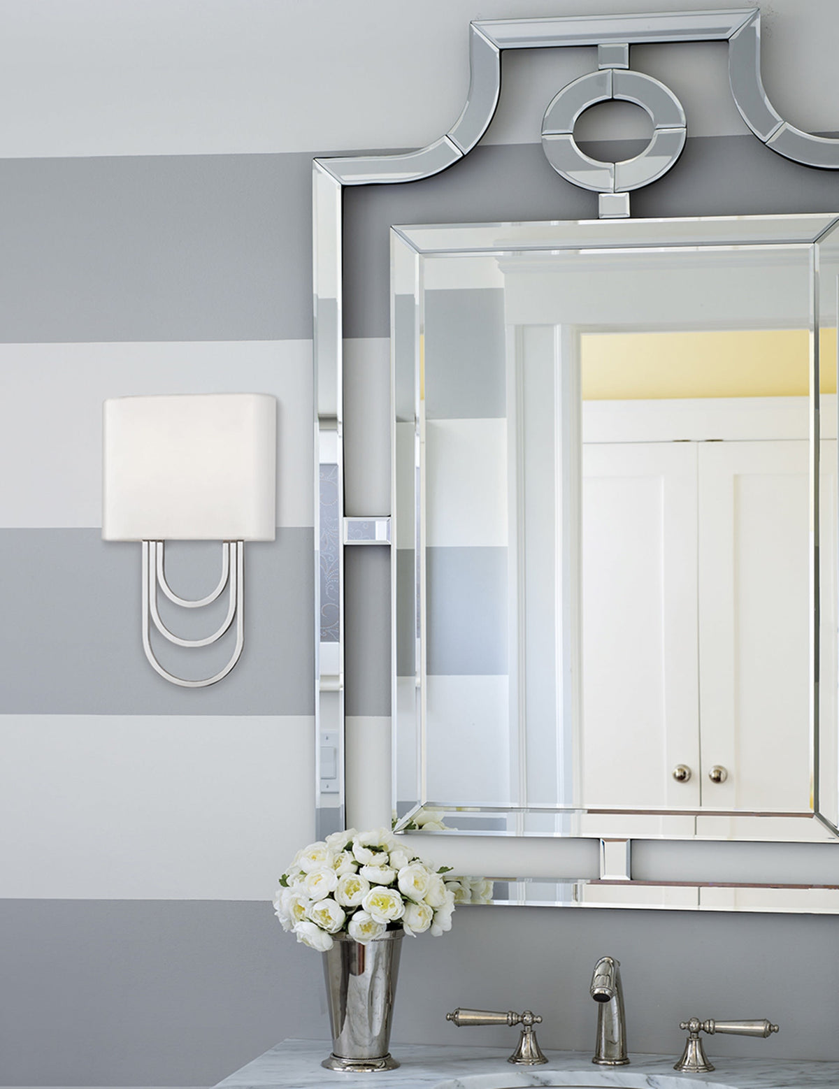 Evelaris Applique Murale Laiton Tissu Moderne Salon - Neutralighting