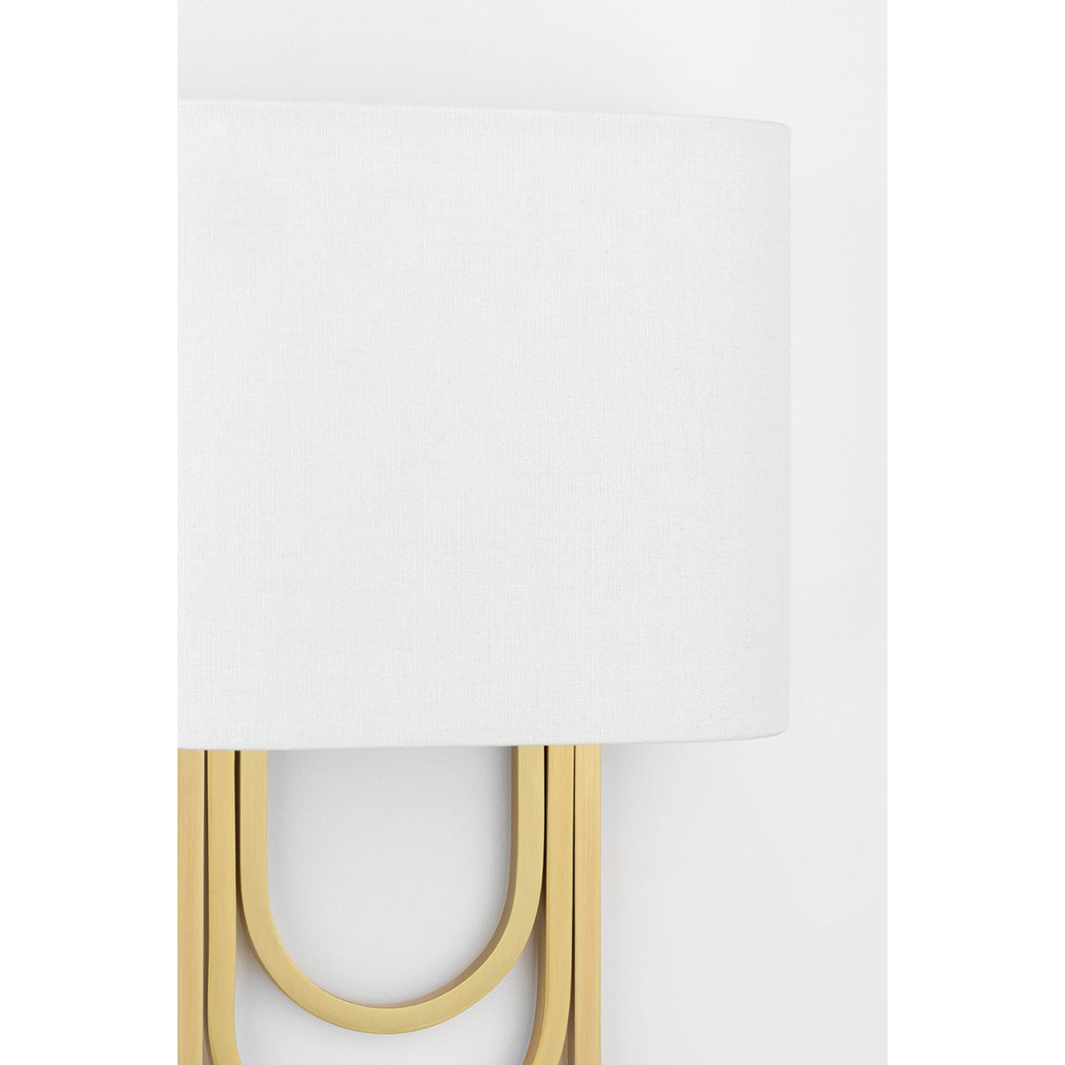 Evelaris Applique Murale Laiton Tissu Moderne Salon - Neutralighting
