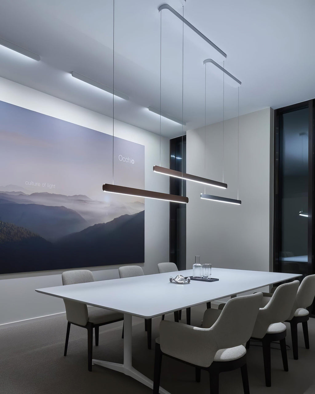 FarettoLampe Pendante Linéaire Industrielle Minimaliste - Neutralighting