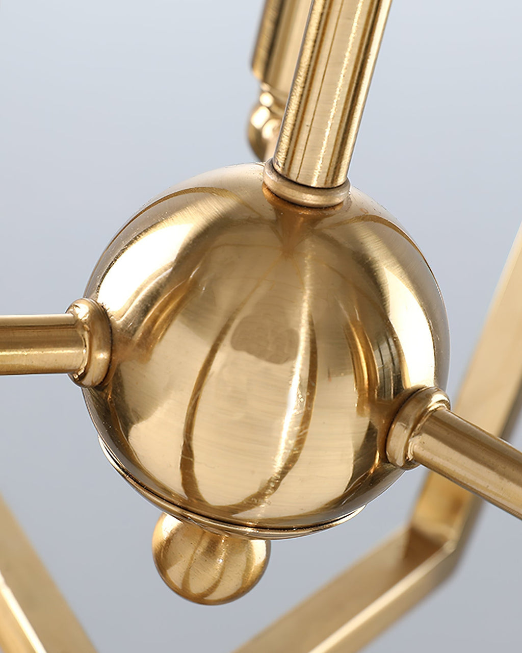 Lustra Chandelier Cadre Lanternes Doré - Neutralighting